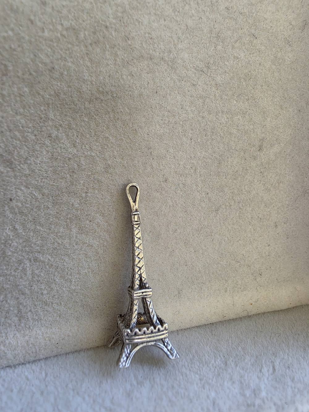 Sterling Silver Eiffel Tower Charm Pendant | 30 mm • 1.66g